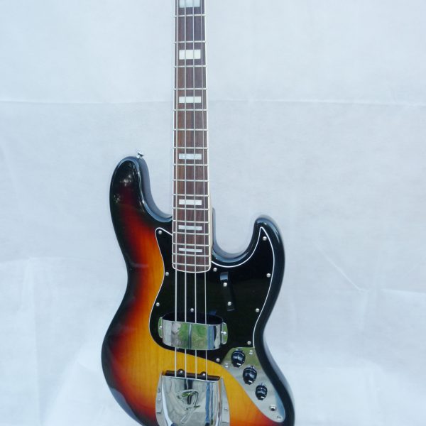 1985 Fender Jazz Bass Japan Sunburst Black Guard Rosewood Neck My